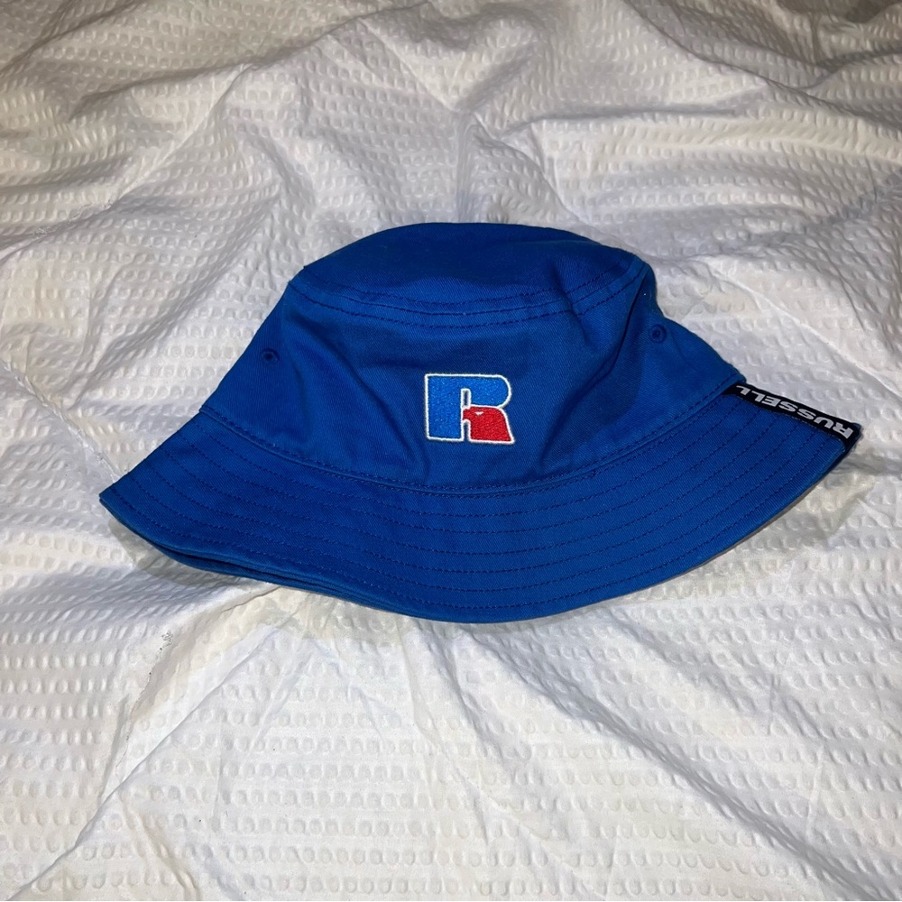 Blue Russell Athletic Small Bucket Hat for Men